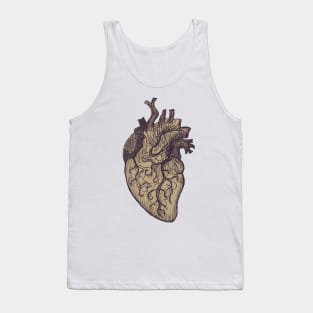 Sepia Heart Tank Top